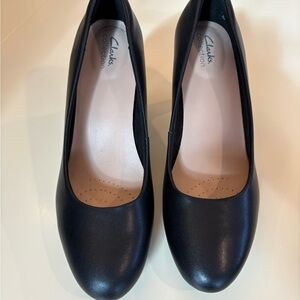 Clarks Women's Classic Black Heels